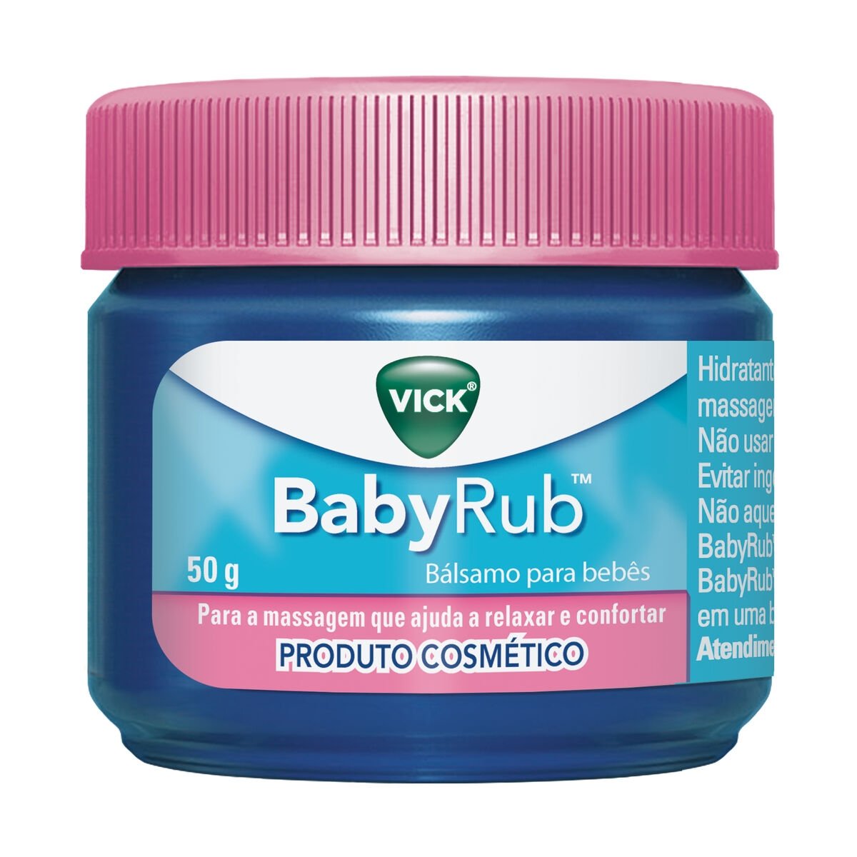 Pomada Calmante Para Bebês Babyrub Vick 50G