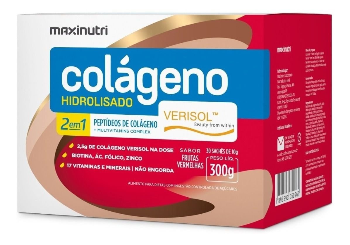 COLAGENO 2EM1 VERIS FRUT VER 30X10G(MXN)