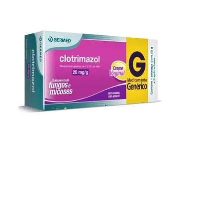 Clotrimazol 20Mg/G Creme Vaginal 20G + 3 Aplicadores