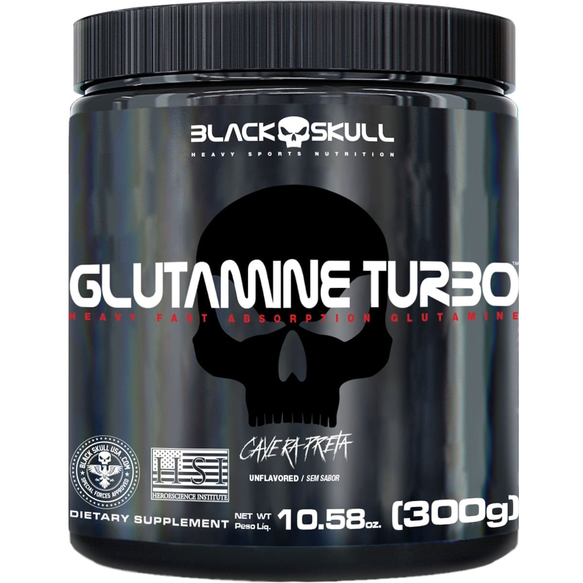 Glutamine Turbo Glutamina Black Skull 300g