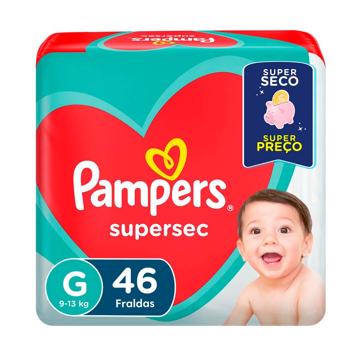 Fralda Supersec Hiper Tamanho G 46Un