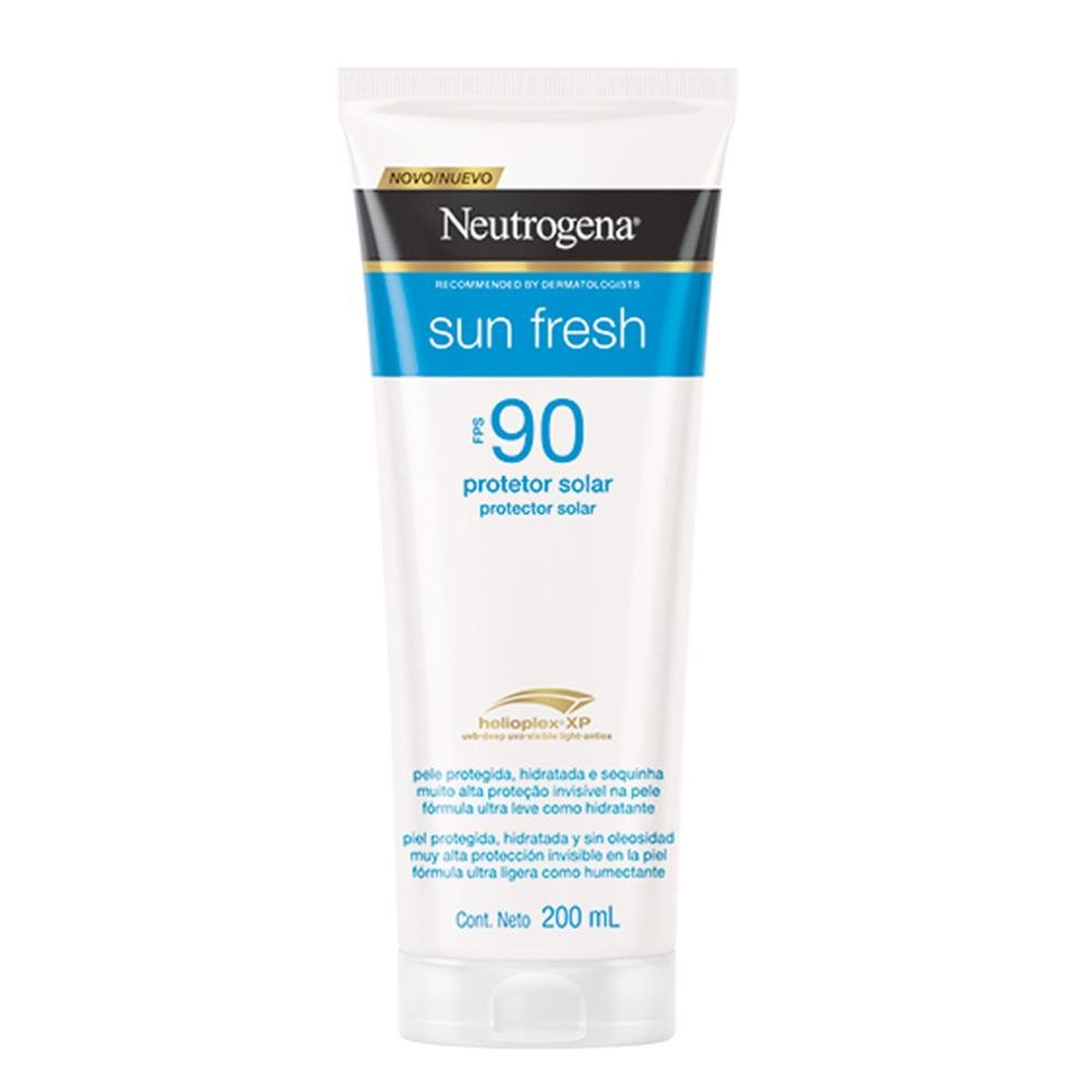 Protetor Solar Fps 90 Neutrogena Sun Fresh Bisnaga 200Ml