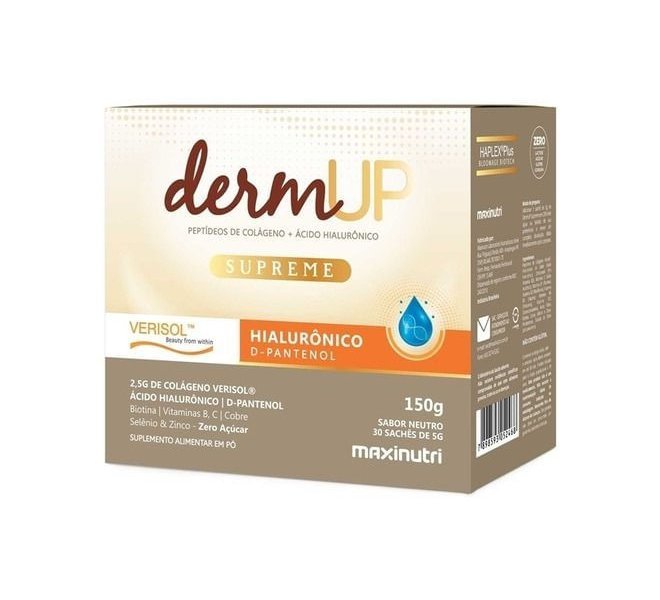 Dermup Supreme Ácido Hialurônico + D.PANTENOL 30 Sachês 5g