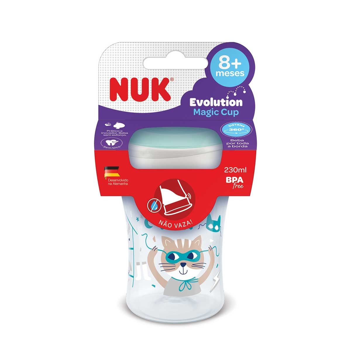 COPO NUK ANTIV 360 MAGIC CUP BOYS 230ML