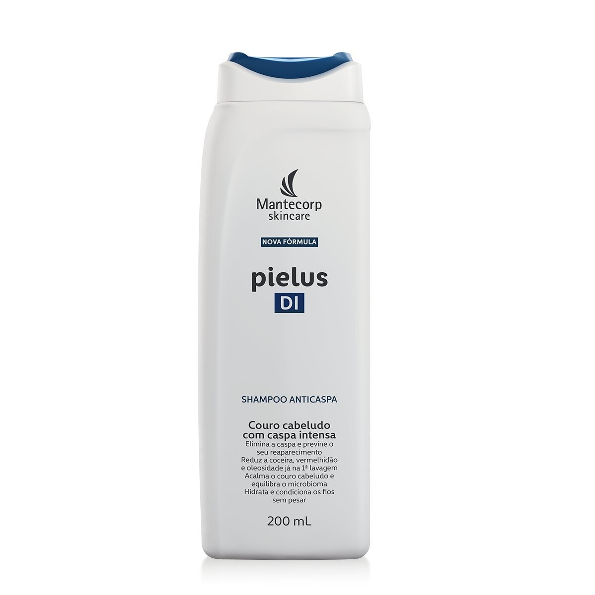Shampoo Anticaspa Mantecorp Skincare Pielus DI Frasco 200ml
