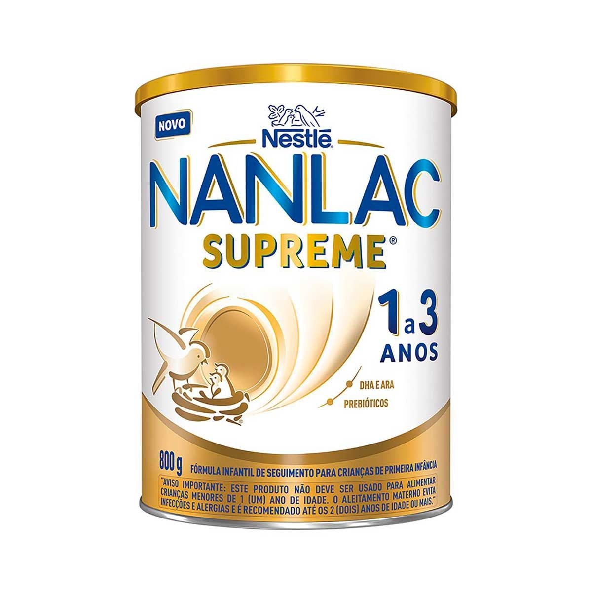 Fórmula Infantil Nanlac Supreme Nestlé 800G