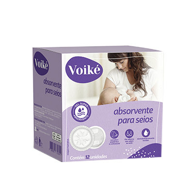 Absorvente Para Seios Voiké 12Un