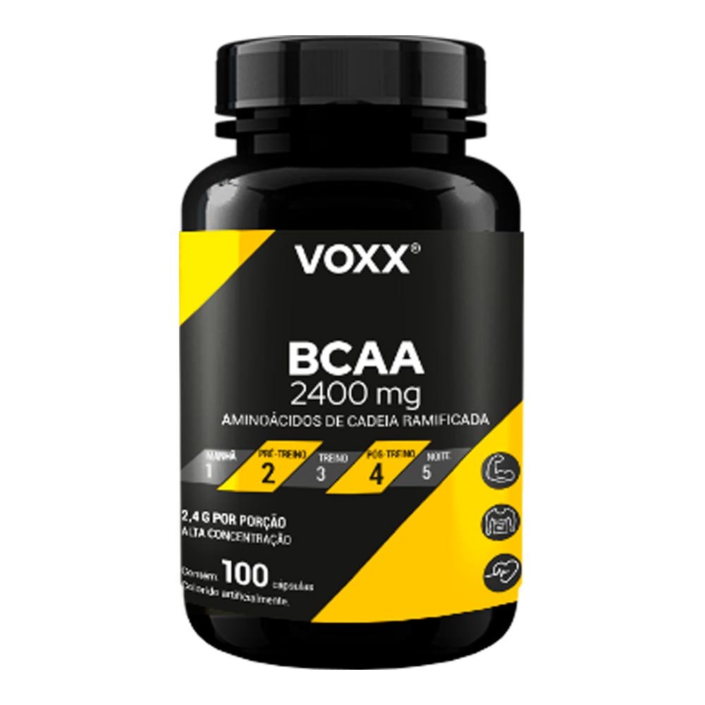 Voxx Pro Bcaa 2400Mg Com 100 Cápsulas