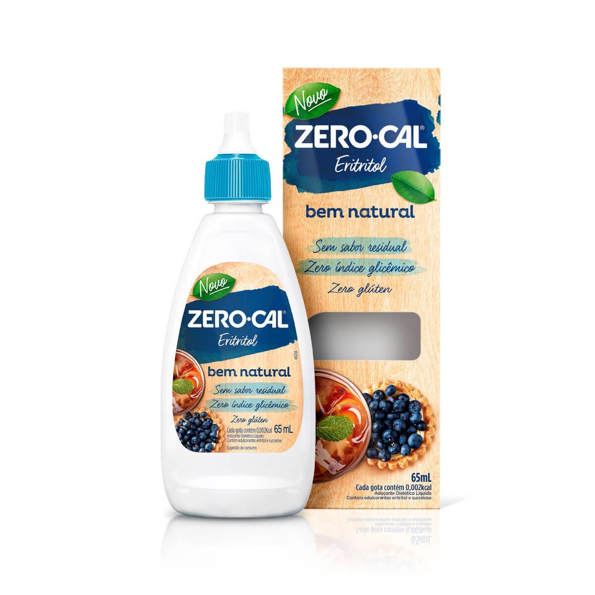 Adoçante Zero-Cal Eritritol Líquido 65ml