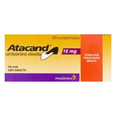 Atacand 16Mg Astrazeneca 30 Comprimidos