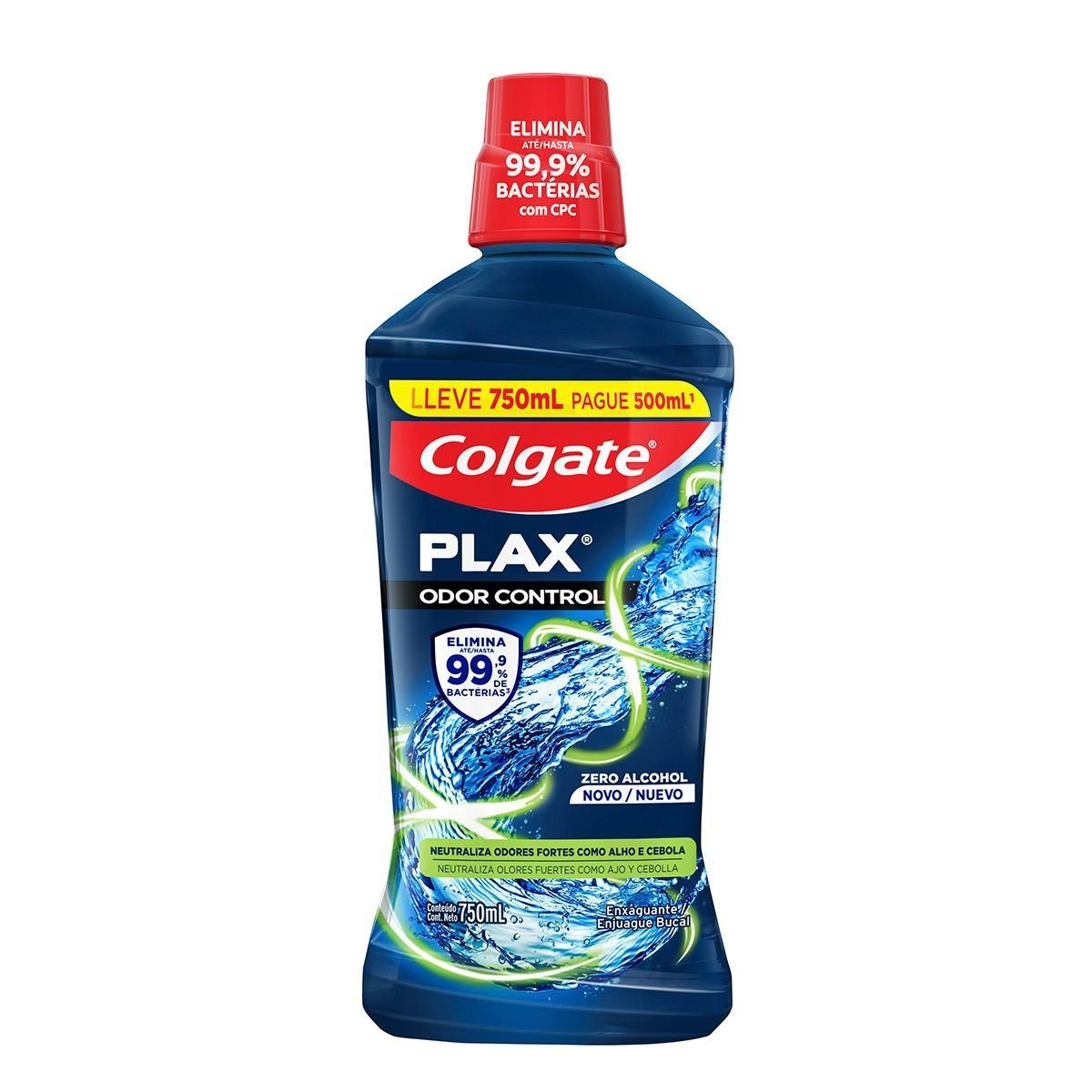 Enxaguante Bucal Colgate Plax Odor Control 750 ml