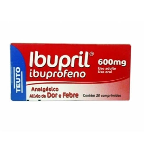 Ibupril Comprimido 600Mg Teuto Caixa Com 20 Comprimidos