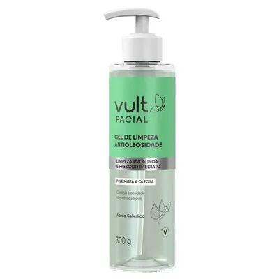 GEL LIMPEZA VULT FACIAL ANTIOLEOSIDADE 300G