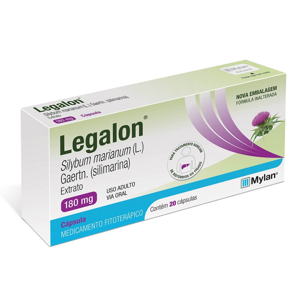 LEGALON 180MG 20 CAPSULAS