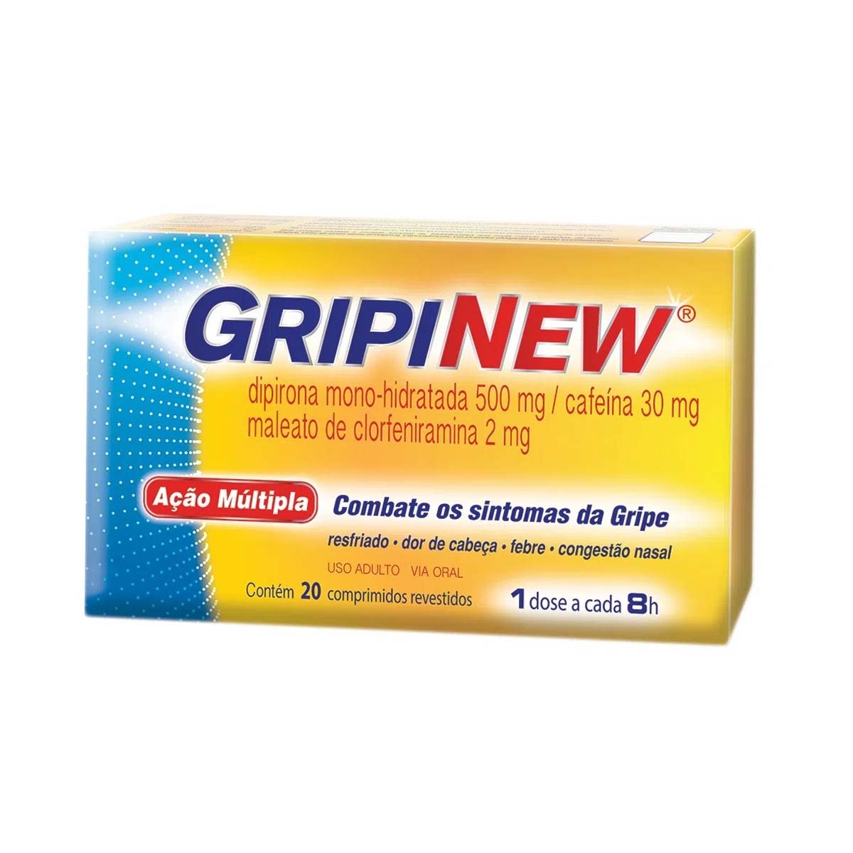 Gripinew Similar Medquímica 20 Comprimidos Revestidos