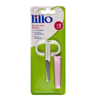 Tesoura Lillo Para Unhas Com Protetor