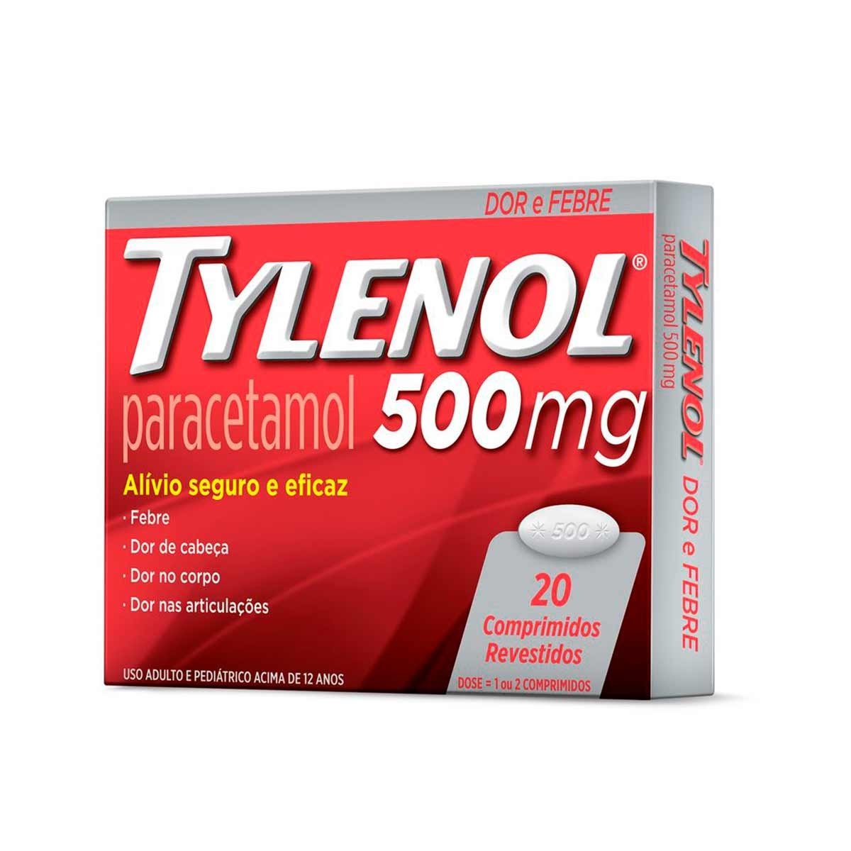 TYLENOL 500MG STAR POWER C/20CP (JOH)