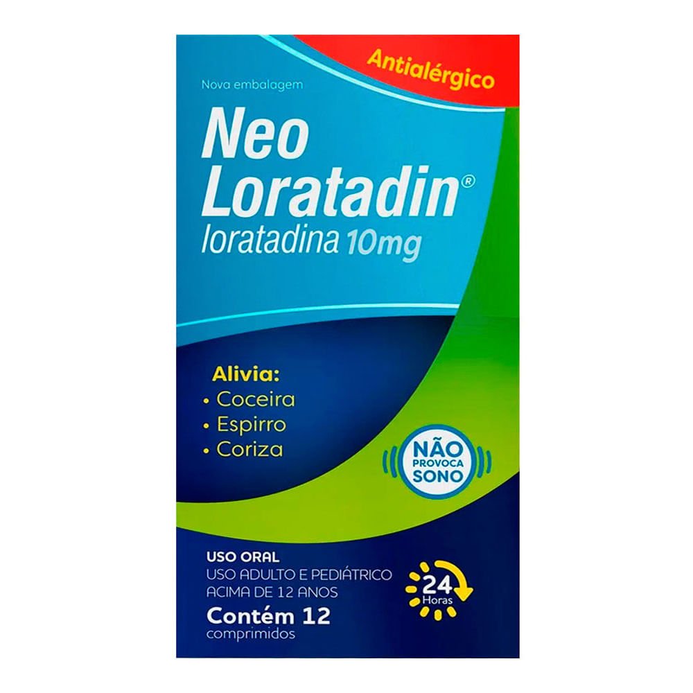 Neo Loratadin 10MG 12 Comprimidos