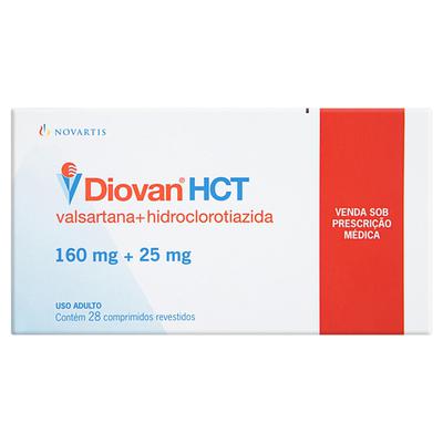 Diovan Hct 160Mg + 25Mg Novartis 28 Comprimidos Revestidos