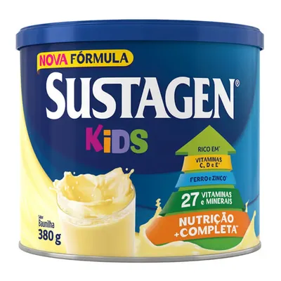 Pó p/ Preparo de Bebida Baunilha Sustagen Kids Lata 350g