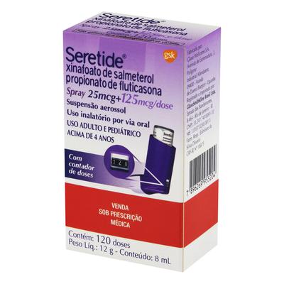 Seretide 25/125MCG Spray Com 120 Doses