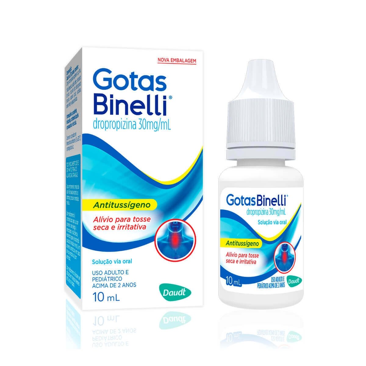 Gotas Binelli Dropropizina 30Mg/Ml Solução Oral 10ml