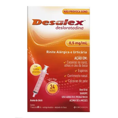 Desalex Desloratadina 0,5Mg/Ml Xarope 60ml