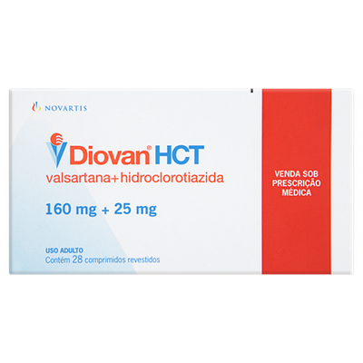 Diovan 160Mg Novartis Caixa Com 28 Comprimidos Revestidos