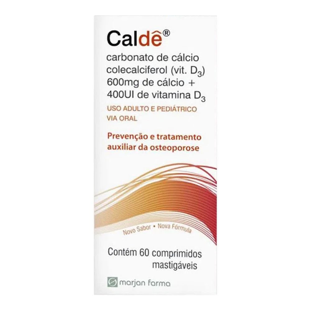 Cálcio + Vitamina D Caldê Menta 60 comprimidos