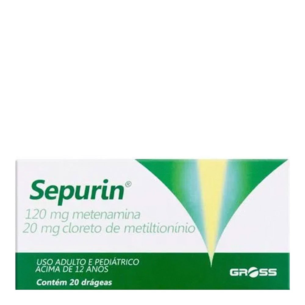 Sepurin Gross 120Mg + 20Mg Caixa Com 20 Drágeas