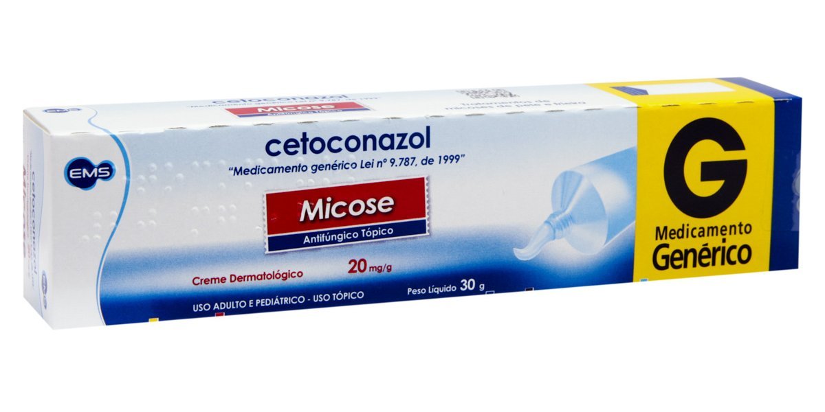 Cetoconazol 20mg/g Creme 30g - EMS