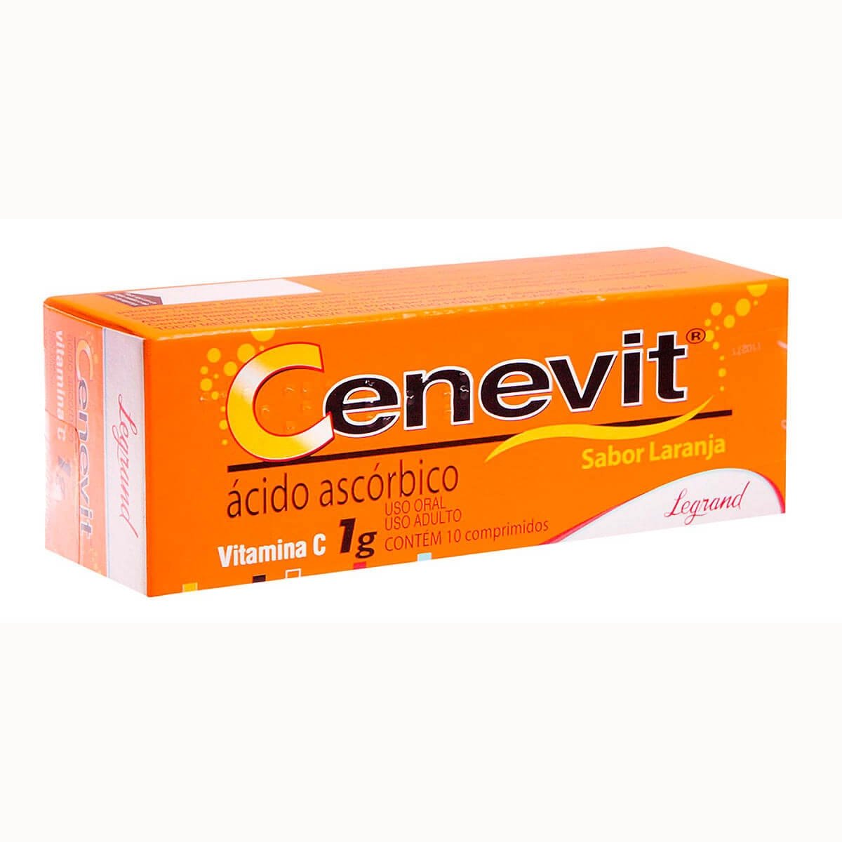 Vitamina C Cenevit 1g Efervescente Com 10 Comprimidos