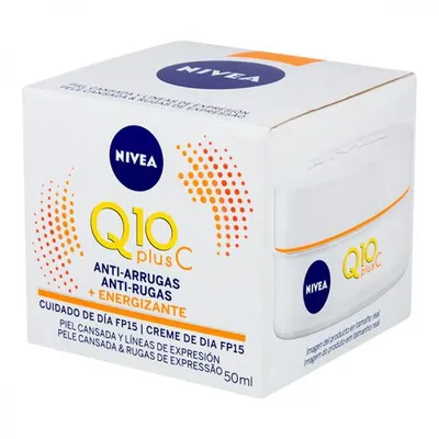 Creme Antirrugas Dia FPS 15 Nivea Q10 Plus C  51g