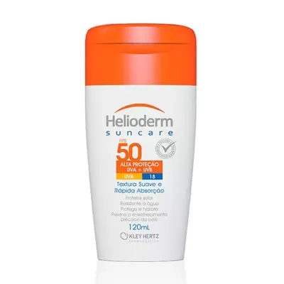 Protetor Solar Fps 50 Helioderm Frasco 120Ml