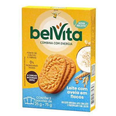 Biscoito BelVita Leite E Aveia Multipack 75g