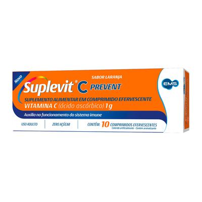 SUPLEVIT C PREVENT 1G C/10CP EFERV (EMS)