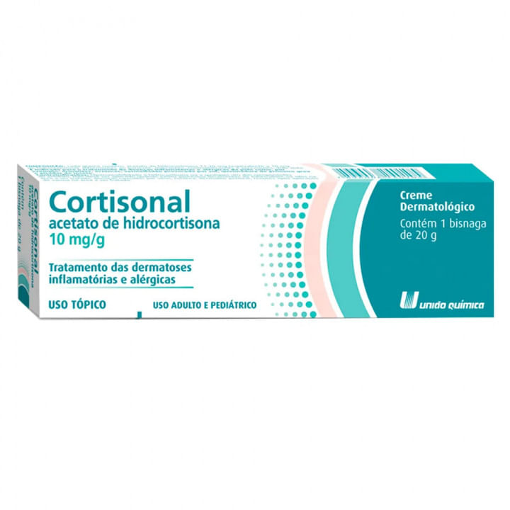 Cortisonal Creme Dermatológico 20g - UNIÃO QUIMICA