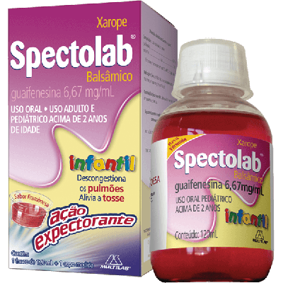 Spectolab Xarópe Infantil Mutilab 120Ml