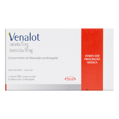 Venalot Com 60 Comprimidos 15Mg + 90Mg