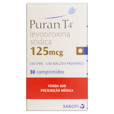 Puran T4 125Mcg Sanofi 30 Comprimidos