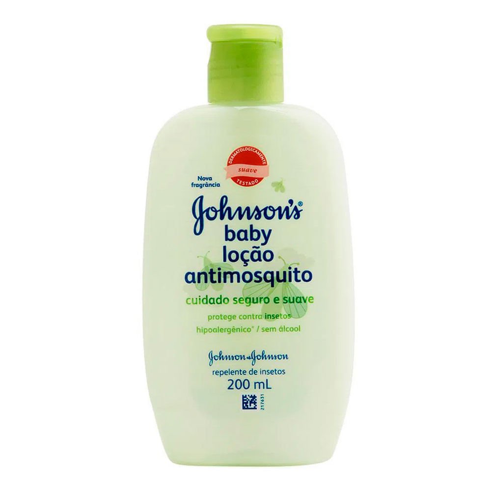 Loção Repelente Sem Álcool Antimosquito Johnson'S Baby 200Ml