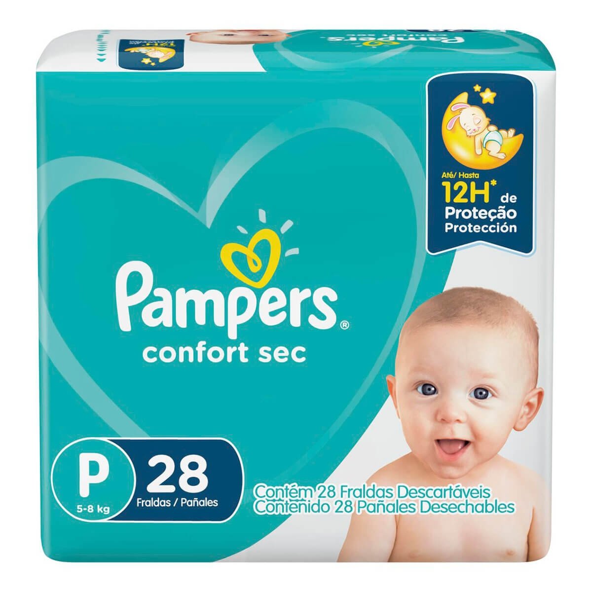 Fralda P Pampers Confort Sec 28 Unidades