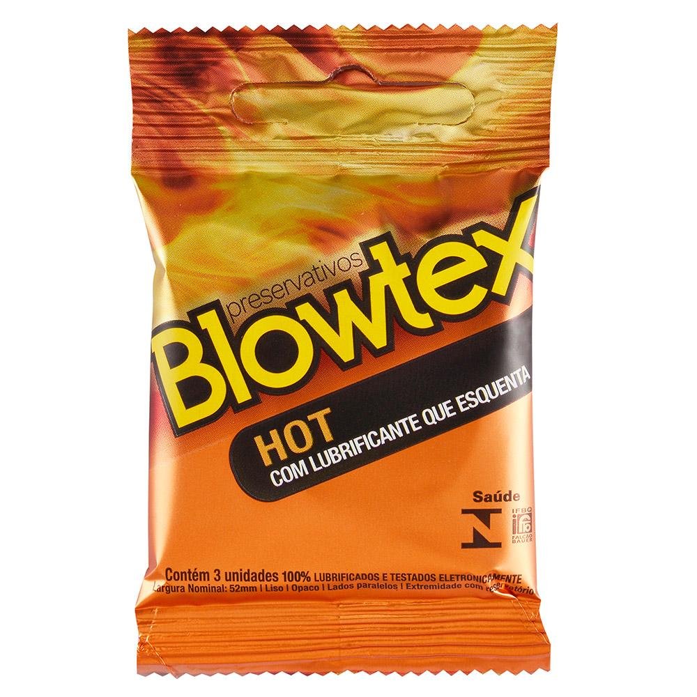 Preservativo Blowtex Hot Embalagem 3Un