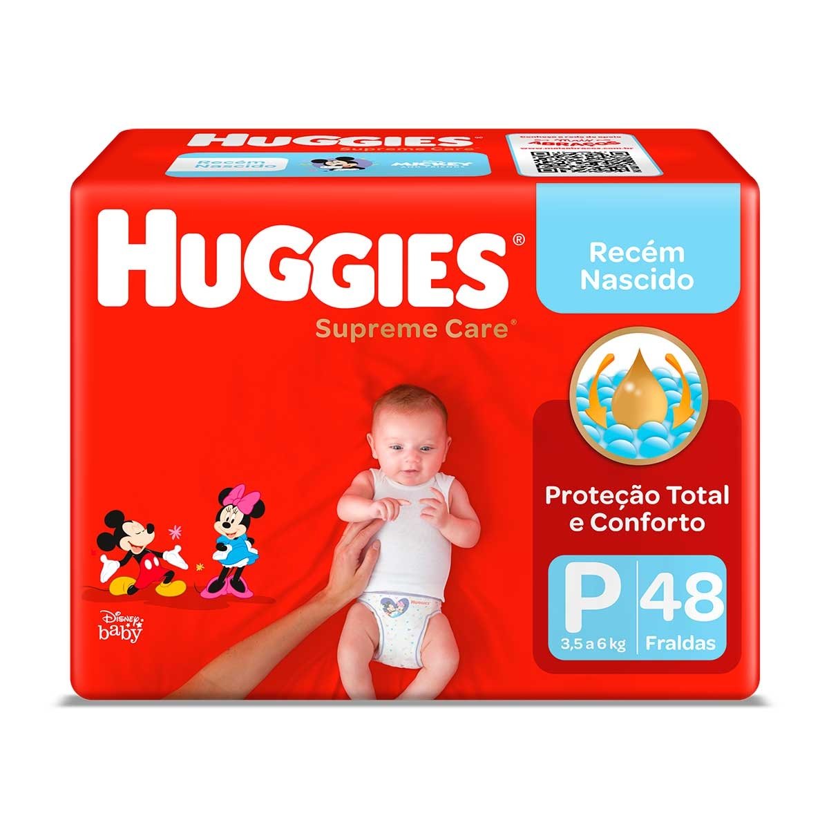 Fralda Huggies Supreme Care P 48 unidades