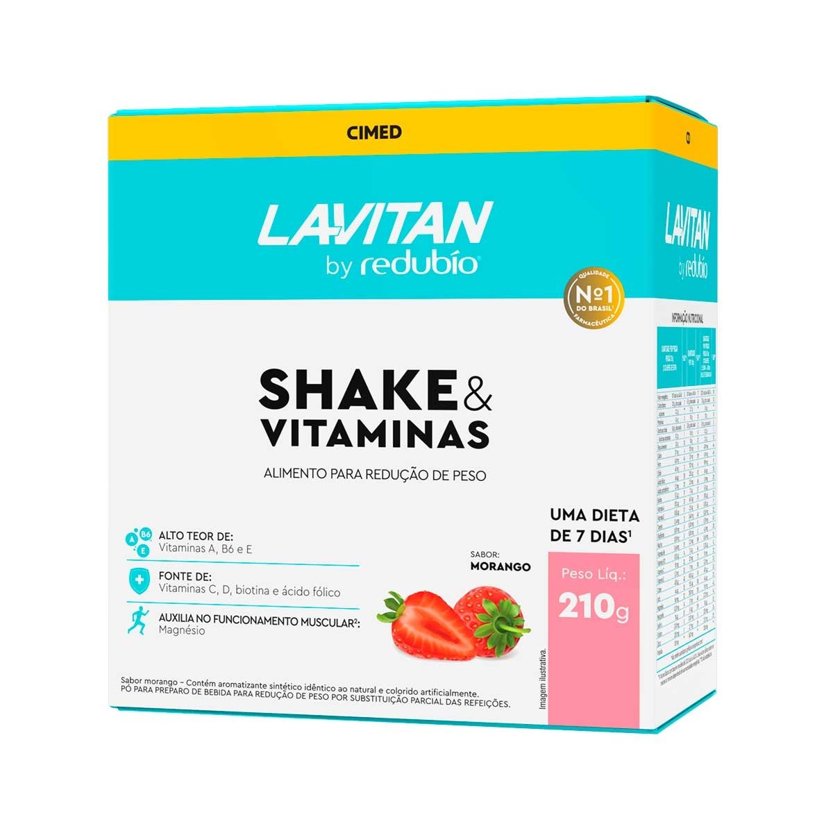 Shake Redubío Slim Morango 210G