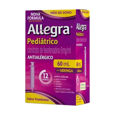 Antialérgico Infantil Allegra Pediátrico 6Mg/Ml Sanofi