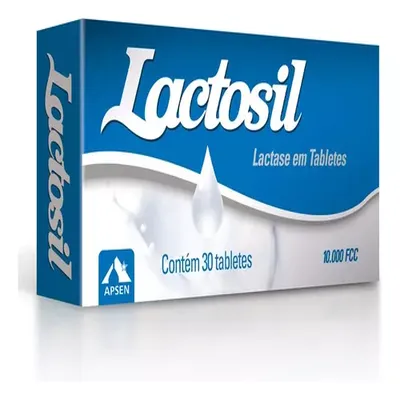 Lactosil 10.000Fcc Apsen Caixa Com 30 Tabletes