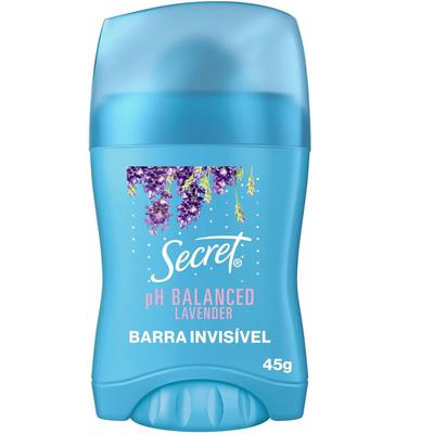 Desodorante Feminino Stick Barra Lavanda Secret 45G