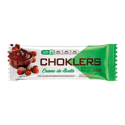 Barra de Proteína Mix Nutri Creme de Avelã 40g - CHOKLERS