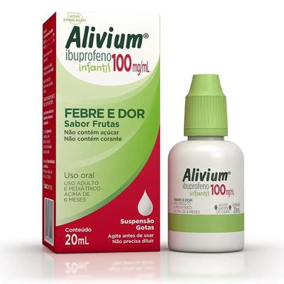 Alivium 100Mg Solução Gotas 20Ml